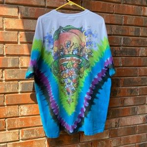 Vintage Allman Brothers Band all over print tie dye t- shirt